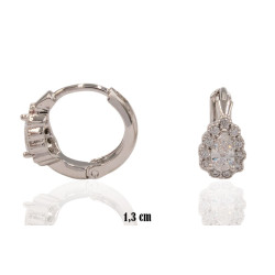 Kolczyki Xuping rodowane - MF40373